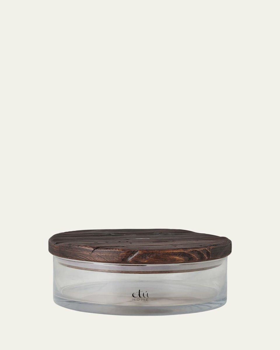 Heritage Wood Top Extra Large Canister, 10"